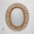 Vintage Wall Mirror with Rattan Frame, 1950s For Sale - Image 11 of 16
