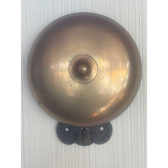 Brass 1886 Rare Patented Brass Ringside Boxing “Gong” Bell For Sale - Image 8 of 18