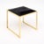 1970s Modernist, French Vintage Stools, Brass and Leather For Sale - Image 5 of 9