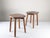 Wooden Stools by Pierre Gautier Delaye, France, 1960s, Set of 2 For Sale - Image 18 of 18