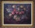 Large Vintage Floral Still Life Oil Painting With Roses For Sale - Image 10 of 10