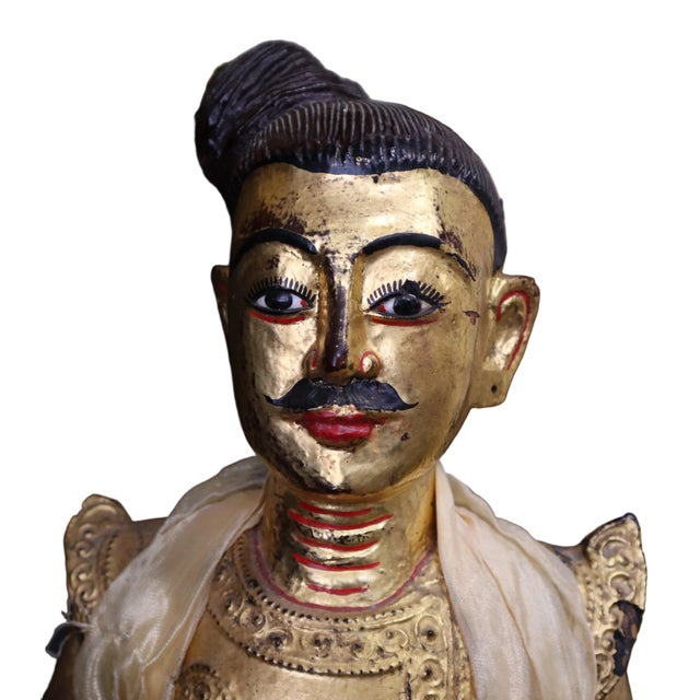Antique Burmese Statue of Nat on Horseback For Sale - Image 10 of 16