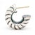 David Yurman Sculpted Cable Hoop Earrings, Sterling Silver, 14k Yellow Gold, Pair For Sale - Image 4 of 7