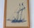 Vintage Framed Sailboat Lithograph 1980's For Sale - Image 4 of 9