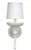(2) plaster wall sconces. Never been installed. and in original box/condition just didnt end up using. 16.5"H x 6"W x...