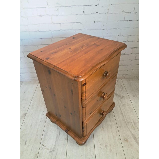 Vintage Bedside Tables in Pine, 1980s, Set of 2 For Sale - Image 11 of 16