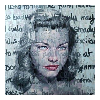 Christina Major, Oil Painting Titled : Bacall (2019) For Sale