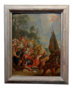 16th/17th Century Old Master Oil Painting, Wounded Warrior