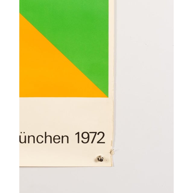 Blue Original Olympic Poster by Max Bill, 1971 For Sale - Image 8 of 9
