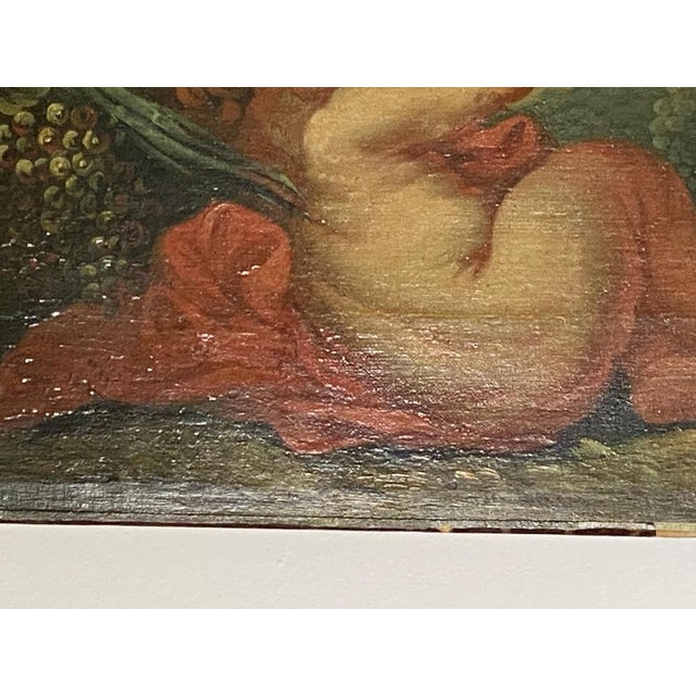 French Artist, Cherubs, 18th Century, Large Oil on Canvas Paintings, Set of 2 For Sale - Image 16 of 18