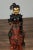 Wood Vintage Burmese Polychrome Carved Wooden Statue of a Warrior on his Horse For Sale - Image 7 of 13