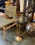 Metal Mid C Bronze Thick Glass Side Table For Sale - Image 7 of 7
