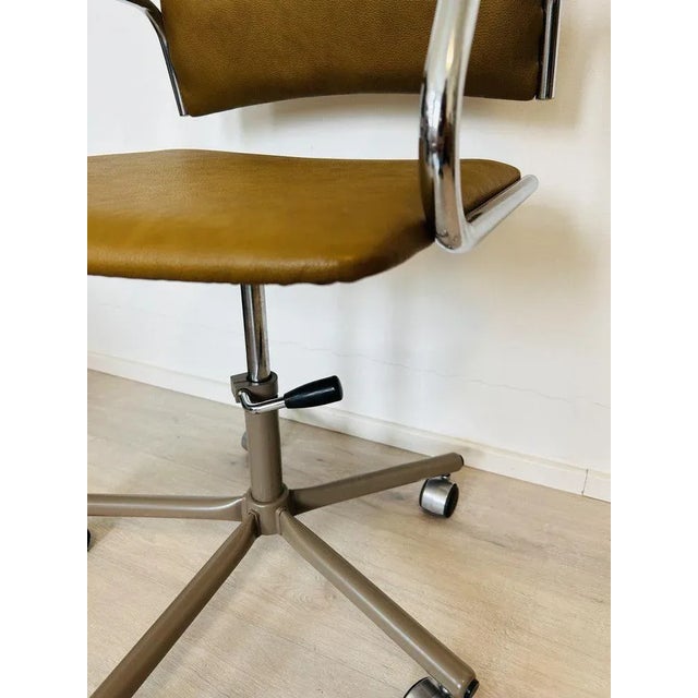 Vintage Mustard Office Chair Model K-380 from Kovona For Sale - Image 12 of 13