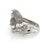 Carrera y Carrera Mid 20th Century Carrera y Carrera Diamond 18k White Gold Double Dolphin Ring Size 5 For Sale - Image 4 of 9