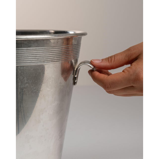 Mid 20th Century France Silver Ice Bucket For Sale - Image 11 of 15