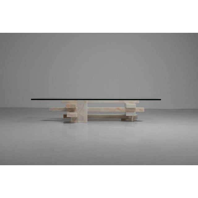 Marble Coffee Table by Willy Ballez, Belgium, 1979 For Sale - Image 16 of 18