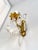 Vintage French Brass and Crystal Glass Floral Wall Sconces in the style of Maison Baguès, 1940s, Set of 2 For Sale - Image 14 of 17