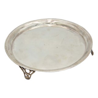Circular Silver Ticket Box Saver For Sale
