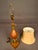 Early 20th Century French Pineapple Motif Table Lamp in Wood, Brass & Steel, Circa 1920 For Sale - Image 4 of 11