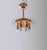 Aquamarine Murano Glass Triedri Curvati Chandelier from Venini, Italy, 1980s For Sale - Image 12 of 14