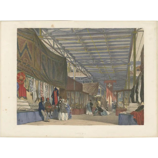 Dickinson, Tunisian Stand at the Great Exhibition, 1854, Print For Sale