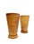A warm set of lamps made of brown alabaster, marked “Pegasam Alabastros.” These large lamps are shaped like vases, and the...