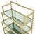 Mid 20th Century Four-Tier Brass Console Small Étagère with Smoked Glass Shelves For Sale - Image 10 of 13