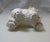 Mid Century Ceramic Baby Donkey Planter Pink & White Spaghetti Detail For Sale - Image 10 of 10