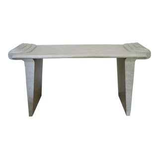 1980s Tessellated Stone Console or Sofa Table For Sale