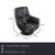 This armchair impresses with its striking silhouette: The high backrest flows smoothly into the compact armrest, giving...