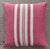 Ralph Lauren Ralph Lauren Pillow Pink and White Striped Throw Pillow, Down-Filled For Sale - Image 4 of 4
