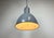 Bauhaus Industrial Grey Enamel Pendant Lamp, 1950s For Sale - Image 10 of 14
