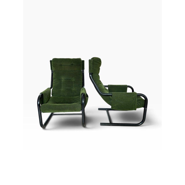 Holy Chenille Armchairs by Diego Mattu for 1P (Uno Pi), 1970, Italy, Set of 2 For Sale - Image 14 of 14