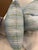 Contemporary Truett Cotton/Linen Blend 22" X 22" Blue Striped Pillow For Sale - Image 3 of 3