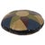 Vintage Round Patchwork Cushion in Double-Sided Faux Leather, 1960s For Sale - Image 13 of 16