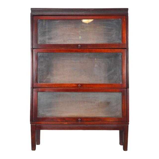 Antique Lundstrom Barrister Bookcase For Sale
