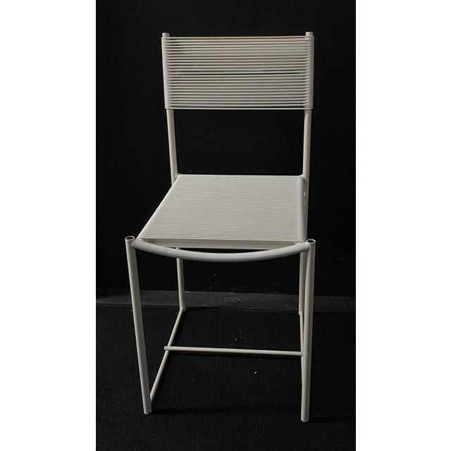 Giandomenico Belotti White Spaghetti Chair for Alias Italy, 1980s For Sale - Image 12 of 12