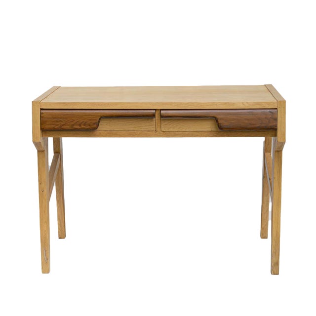 Vintage Italian Wooden Console Table, 1950s For Sale