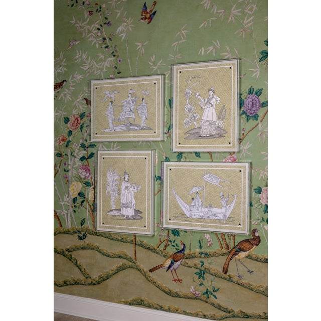 2020s Winterthur for Port 68 Azalea Woods, Boat Shadowbox Giclee Print For Sale - Image 5 of 6