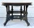 Antique Eastlake Pink Marble and Griffin Carved Rolling Table For Sale - Image 4 of 13