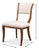 Klismos Dining Chairs in Antiqued Walnut and Cream, Sets of 2 For Sale - Image 11 of 11