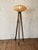 Vintage Tripod Floor Lamp with Pleated Shade, England, 1920s For Sale - Image 4 of 9