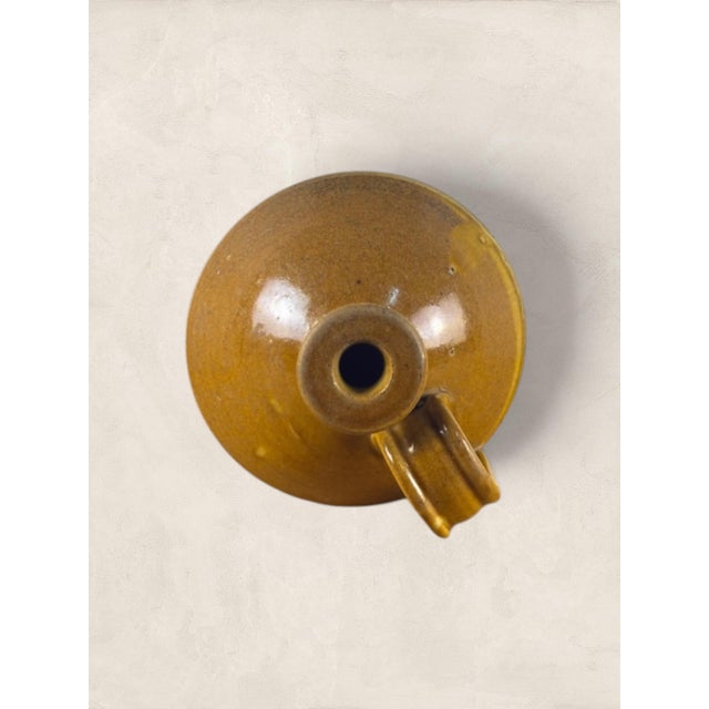 1900 - 1909 Antique English Stoneware Spirit Flagon For Sale - Image 5 of 7