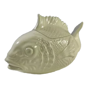 Vintage 1970's Ceramic Fish Shaped Tureen