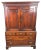 Antique Georgian Oak Press Cupboard, 1750 For Sale - Image 12 of 13