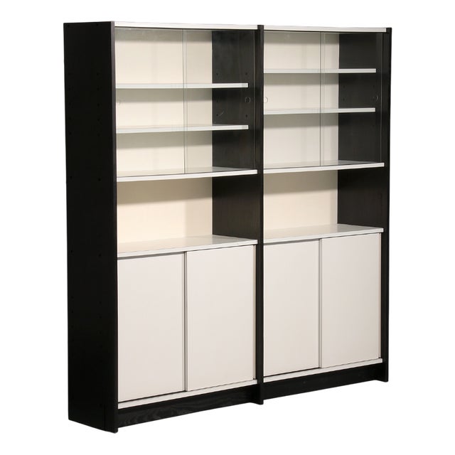 Bookcase by Martin Visser for ‘t Spectrum, Holland, 1965, Set of 2 For Sale