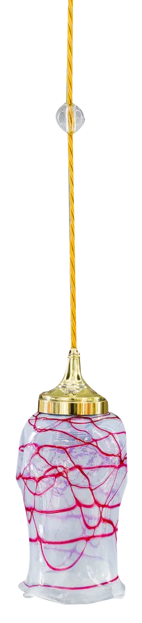 Art Deco Pendant with Opaline Glass Shade, 1920s