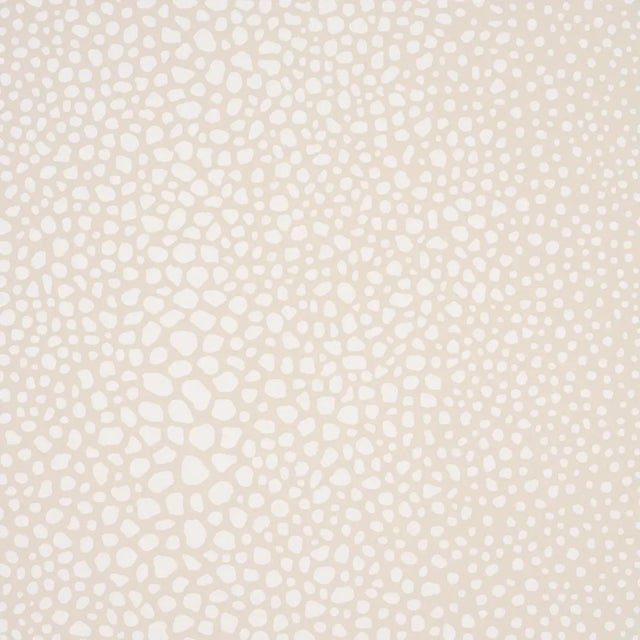 Schumacher x Celerie Kemble Fickle Texture Wallpaper in Ivory For Sale