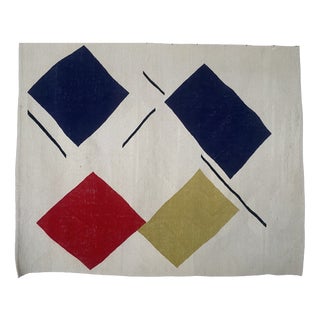 Kazimir Malevich Tapestry in Wool, 1950s For Sale