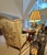Pair of Custom Louis XV–Style Wingback Bergère Chairs With Botanical Pheasant Upholstery For Sale - Image 16 of 18